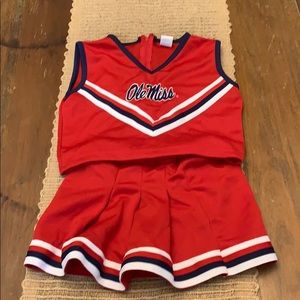 Ole Miss Cheerleader Suit Size 8